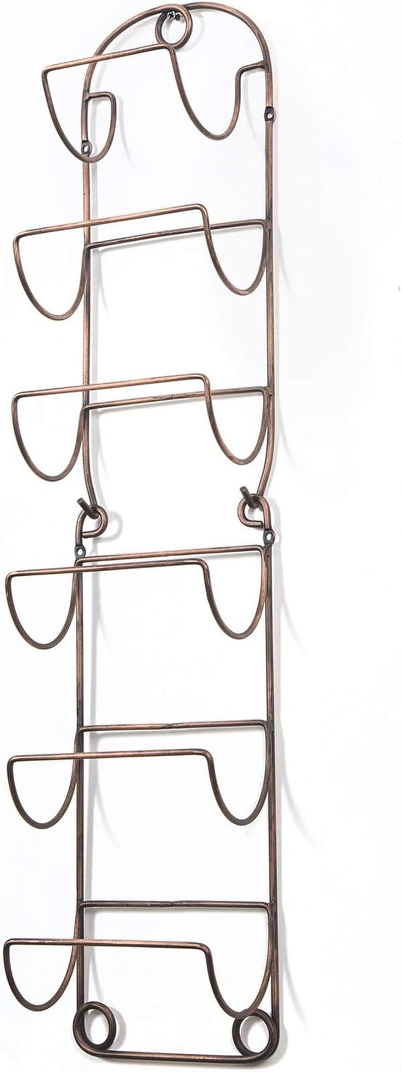 Wall-Mounted Antique Bronze Towel Rack and Wine Shelf for Bathroom