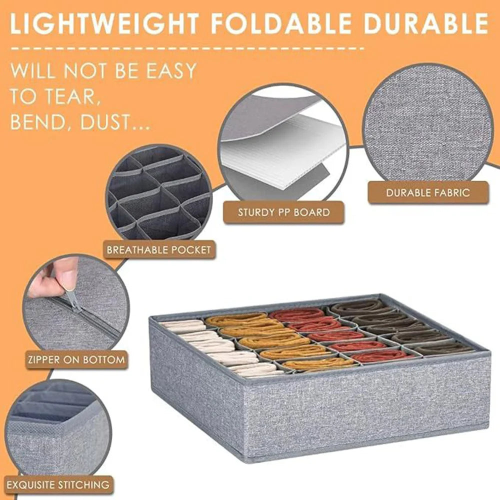 Underwear and Accessories Storage Organizer for Drawers and Wardrobes