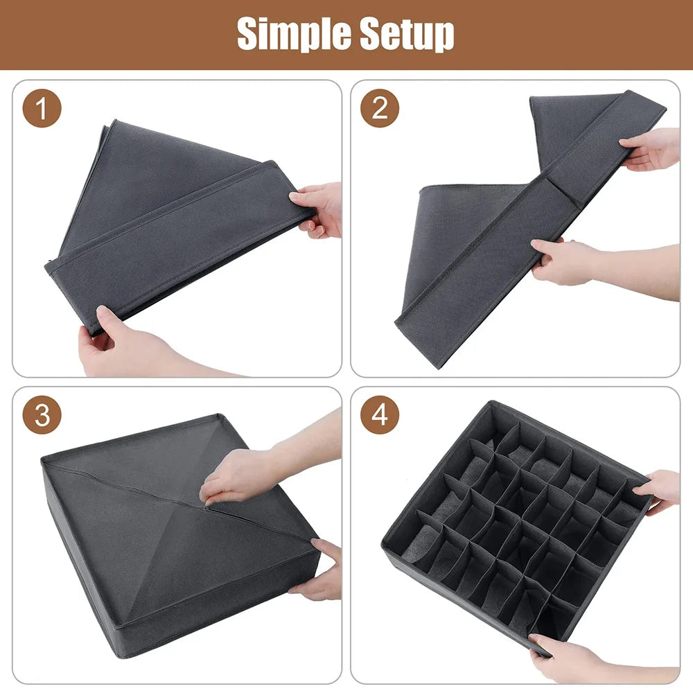 Underwear and Accessories Storage Organizer for Drawers and Wardrobes